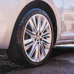 Clean wheel washed with with Acidic Wheel Cleaner