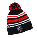 Striped Bobble Hat