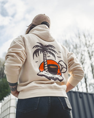 Cars & Coffee Hoodie Ivory