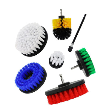 All Purpose Drill Brush Kit - 7Pc