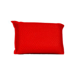 image of Red multipurpose mesh applicator on white background