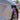 Purple Rain being sprayed on a car
